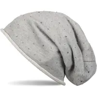 StyleBREAKER Beanie "Beanie mit Strass Nieten" 1 Stk.