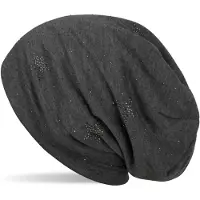 StyleBREAKER Beanie "Beanie mit Strass Sterne" 1 Stk.