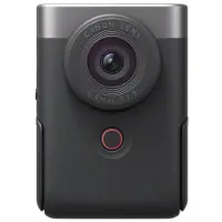 Canon PowerShot V10 Silber Vlogging-Kit, 20 MP, 5472 x 3648 Pixel, CMOS, 4K Ultra HD, Touchscreen, Silber