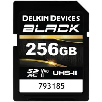 Delkin BLACK UHS-II SDXC 256GB R:300MB/s W:250MB/s