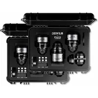 DZOfilm Pavo 2x Anamorphic 6-Lens Kit (28/32/40/55/75/100mm T2.1/T2.4) for PL/EF Mount (S35) metric