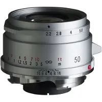Voigtländer Color-Skopar 50mm F/2.2 VM Mount silber