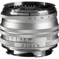 Voigtländer 50mm F1.5 Nokton II M.C. Asph. für Leica M-Mount silber