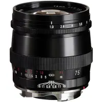 Voigtländer Ultron 75mm f1,9 S.C. VM schwarz