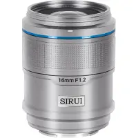 Sirui Sniper 16AS12X-S 16mm F1.2 APS-C/S35 Auto-Focus Lens(X Mount,Silver)