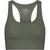Colorful Standard Sport BH Damen Active Cropped Bra Dusty Olive-M