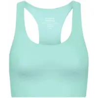 Colorful Standard Sport BH Damen Active Cropped Bra Teal Blue-S