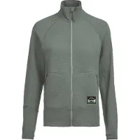 Lundhags Tived Merino Full Zip W, Mittelschicht, schwarz, grün