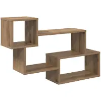 vidaXL Schwebendes Regal Wandhalterung Artisan-Eiche 87 x 20 x 55 cm