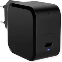 Value USB Charger mit Euro-Stecker, 1 Port (Typ-C PD), 45W