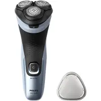 Philips Shaver 3000X Series X3053/00 Elektrischer Nass- und Trockenrasierer, Rotationstrasierer, Blau, PowerCut blade system, Replace every 2 yrs with SH30, 2 Jahr(e), Akku