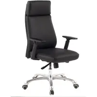 FineBuy Schreibtischstuhl Schwarz