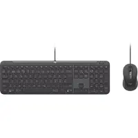 Logitech Signature Slim Combo MK620 For Business, Kabelgebunden, USB, Scherenschalter, QWERTY, Graphit, Maus enthalten