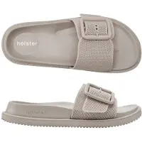 Original Brands HOLSTER Holster Laze Vegane Komfort-Pantoletten für Damen SAND 41