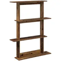 vidaXL Wandregal Altholz 100 x 20 x 126 cm Holzwerkstoff