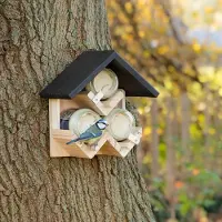 Cj Wildlife Dreifach-Erdnussbutter-Vogelfutterhaus Westport |