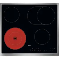 AEG TN64RA06XB, Schwarz, Integriert, 60 cm, Keramik, Glaskeramik, 4 Zone(n)
