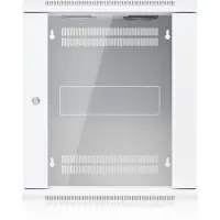 Ubiquiti Wandschrank 12U Rack 19 / 12HE / Weiss, Glastür