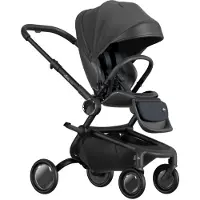 Mima Creo Buggy Kinderwagen Black/Schwarz, wendbarer Sitz, kompakt faltbar, UPF 50+, ab 6 Monaten bis 22 kg