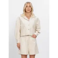 Amaya Amsterdam Damen Jacken Salia Jacket - Creme - Größe XL