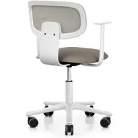 HÅG Tion mesh 2340 | Bürostuhl weiß | Netzrücken | Stoff Select beige