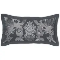 Curt Bauer Mako-Brokat Damast Bettwäsche Louis XIV schattengrau Kissenbezug einzeln 70x90 cm - grau