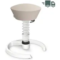 Aeris – Impulsmöbel SONDERMODELL Swopper Trend Macchiato Brown | Gestell weiß | Gleiter