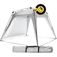 DS Produkte Where Tomorrow Pop Up Pavillon - 250 x 250 x 190 cm - Hellgrau