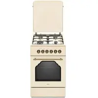 MPM -56-krm-14 Gas-/Elektroherd de Creme