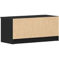vidaXL TV-Schränk 80 x 35 x 36,5 cm Schwarz Eichen-Optik Holzwerkstoff