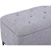 Vente-unique Sitzbank Sabilo Grau 120 cm