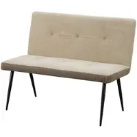 HTI 2-Sitzer Bank Taupe Joschka