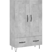 Helloshop26 - Buffet Sideboard Kommode Schrank Aufbewahrungseinheit Organizer Küche Wohnzimmer Lounge hoch 69,5 x 31 x 115 cm 02_0034471