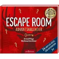 Sonstige Verlage 24 knifflige Weihnachtsrätsel. Escape Room Adventskalender