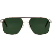 Humphrey´s Eyewear Sonnenbrille "Modell 586150" Form Panto, Logoschriftzug auf Bügel, Metallfassung