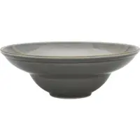 Lubiana Set 6 Pastateller, Serie Kaszub, grau, braun gesprenkelt, Ø 260 mm