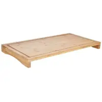 Gravidus XL Schneidebrett Abdeckplatte Küchenbrett - Holz Brett Bambus Platte