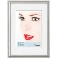 Walther design Galeria Kunststoff Bilderrahmen 9x13 cm Silber