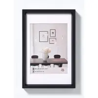Walther design Steel Style Kunststoff Bilderrahmen 10,5x15 cm Schwarz