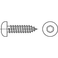 Industrial Quality Supplies Linsenblechschraube ISO 14585 m.Innensechsrund 2,9 x 25 -C A 2 T10