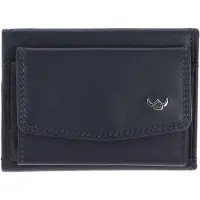 Golden Head Leder Geldbörse Polo RFID Protect Minischeintasche 1314 Marineblau dunkelblau