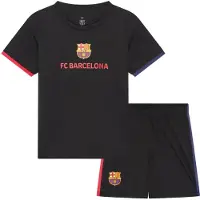 FC Barcelona Auswärtstrikot für Kinder - Größe 116 bis 164 - Barca Fußballshirt und Fußballshorts - Jungen und Mädchen