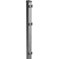 MR-Zaun Pfosten feuerverzinkt zum Einbetonieren, Klemmhalter, 1.630 mm