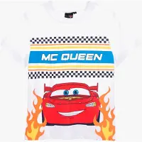 Disney Cars T-Shirt, Weiß, 116-122