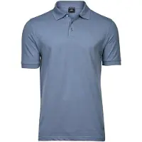 Tee Jays Herren Luxury Stretch Polo-Shirt, Kurzarm BC3305 (L) (Flint)