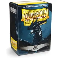 Dragon Shield ART11024 - Matt - Jet (100), Schutzhülle für Karten