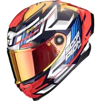 Scorpion EXO-RACE Air Kobra Integralhelm M unisex Fiberglas blau, M