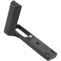 Gistuch L-förmiger Handgriff, passend für GR3-Kamera, Griff aus Aluminiumlegierung mit Schnellwechselplatte, 1/4 Zoll Schraubenloch