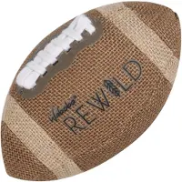 Waboba Rugbyball Rewild15,2 cm Jute/Gummi braun