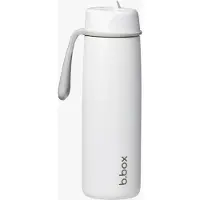 B.Box Trinkflasche mit Flip Top 690 ml, White Out